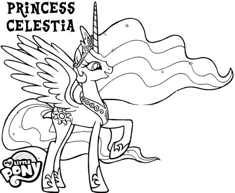 Mlp princess celestia and luna coloring pages. Princess Celestia Coloring Pages - Best Coloring Pages For ...