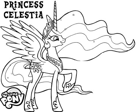 Have fun with our collection of princess celestia coloring pages. Princess Celestia Coloring Pages - Best Coloring Pages For ...