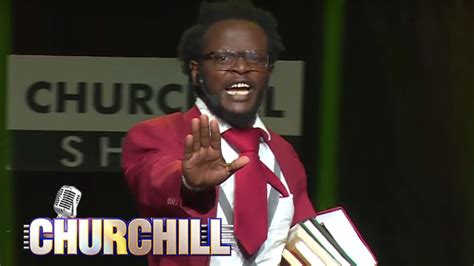 The famous churchill show stand up comedian prof. Professor Hamo 'Finishing The Tackle' - YouTube