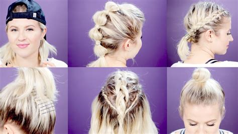 Mar 04, 2020 · sporty space buns. 7 EASY GYM/WORKOUT SHORT HAIRSTYLES TUTORIAL | Milabu ...