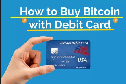 Coinmama is another site where you can buy bitcoin instantly using your credit or debit card. How to get Bitcoin Debit Card You Must Know | Techstribe