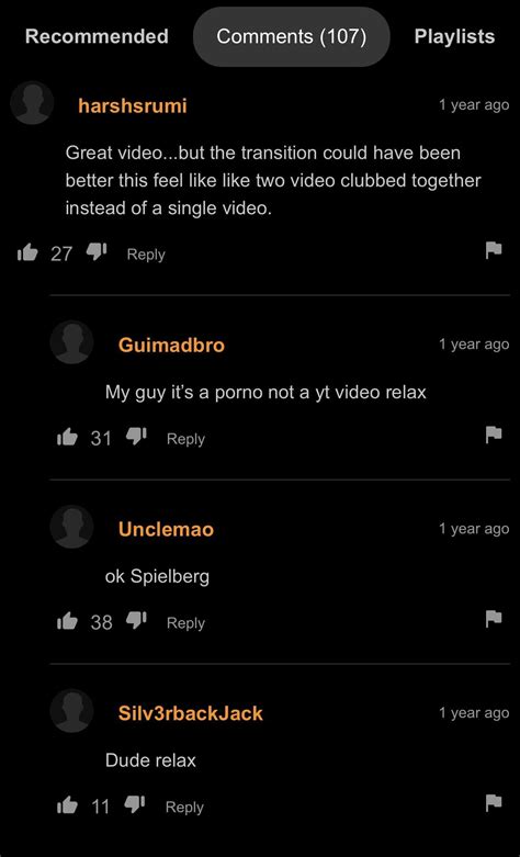 Everyones a critic. : r/PornhubComments