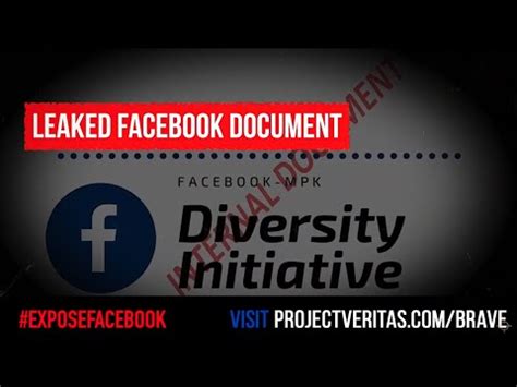 Project veritas on sunday night released insider leaked videos of facebook ceo mark zuckerberg and other fb execs admitting facebook has too much power. Project Veritas' Facebook Insider: Company Suspended My ...