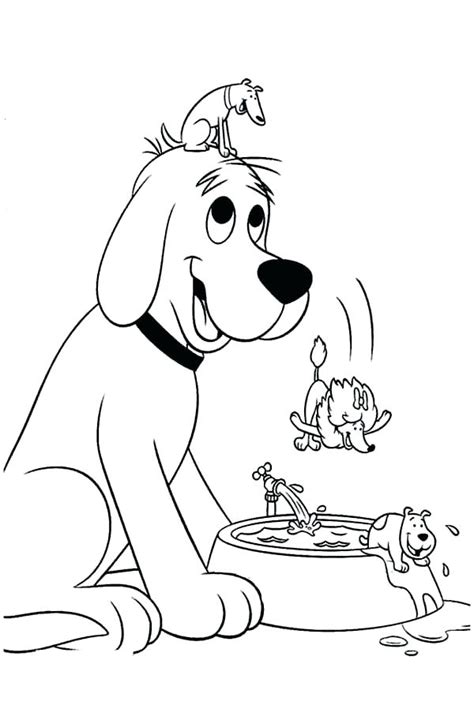 Use basic counting skills and the key at the bottom of the page to create a fun clifford the big red dog picture. Clifford The Big Red Dog Coloring Pages at GetColorings ...