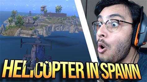 Gas canisters will now explode when shot at. HELICOPTER IN SPAWN ISLAND, NEW PAYLOAD MODE | PUBG MOBILE ...