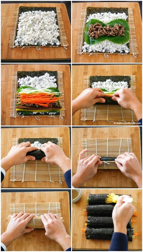 We usually bring kimbap along on picnics. Bulgogi Kimbap (Bulgogi Seaweed Rice Rolls) | Recipe in ...