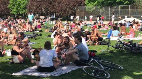 Trinity bellwoods park looked a little different this weekend, as the public put the recently painted social distancing circles to use. Ford slams actions of 'reckless' people who packed into ...