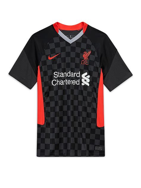 Schwach ist darauf die silhouette der stadt zu sehen. NIKE Herren 3.Trikot FC Liverpool Stadium 20/21 grau | S