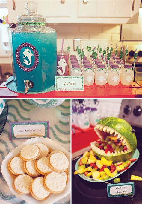 The mermaid party ideas and elements that i like best from. {DIYed} Ariel Themed Little Mermaid Birthday Party ...