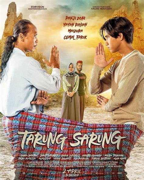 Ia sadar bahwa dirinya bodoh, tapi tak pernah lelah berusaha. Tarung Sarung | Poster film, Film, Bioskop