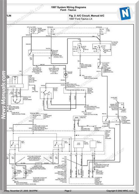 1997 ford taurus radio wiring diagram source: Ford Taurus 1997 Wiring