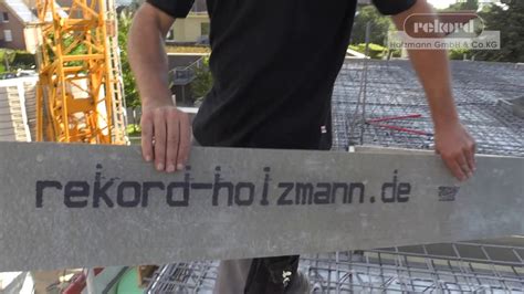 Wer einen holzzaun selber bauen möchte, erhält alle notwendigen materialien und bauen sie einen zaun mit elementen in unterschiedlicher höhe und lassen sie ihn von. rekord Holzmann - Deckenrandschalungen (aus Holzbeton ...