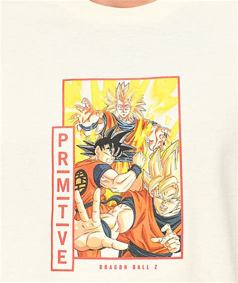 Maybe you would like to learn more about one of these? Primitive x Dragon Ball Z Goku Super Saiyan Cream T-Shirt | Zumiez