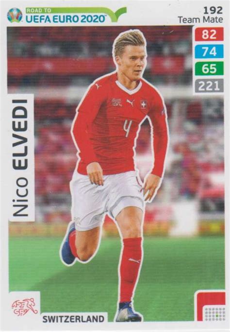 #nico elvedi #haris seferovic #soccer #football #world cup #world cup 2018 #fifa world cup 2018 #fifa world cup #wc18 #switzerland national team #switzerland nt #switzerland. Adrenalyn XL Road to UEFA EURO 2020 #192 Nico Elvedi (Switzerland) - Team Mate