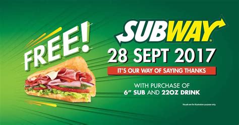 Subway buy one get one free april 2021. Subway: Buy 1 FREE 1 Sub at ALL outlets nationwide on 28 ...