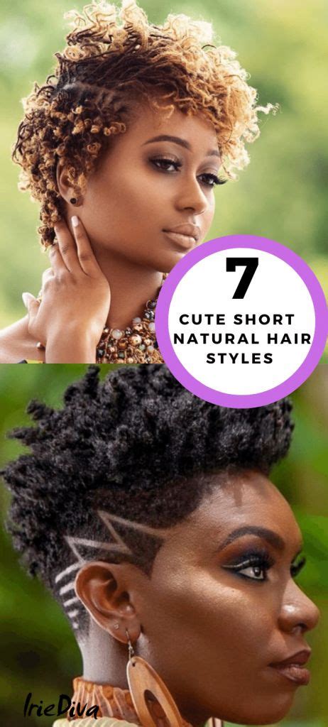 The hair can be dried with a diffuser. 7 Cute Wash and Go Natural Hairstyles for Short Hair and ...