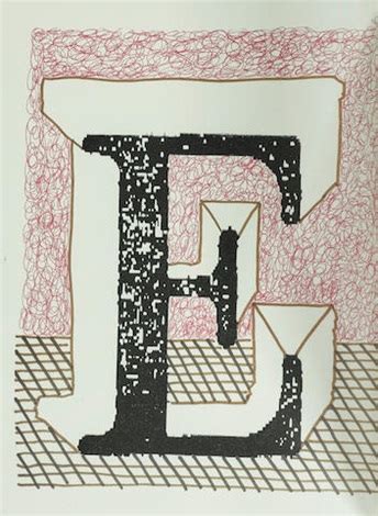 Как дэвид линч ставит задачи. Hockneys Alphabet, 1991 by David Hockney on artnet