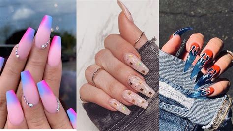 Las modas siempre llaman la atención cuando comienzan a hacerse populares, y no siempre es de la mejor manera. UÑAS DE MODA 2019// NEW NAILS 2019 - YouTube