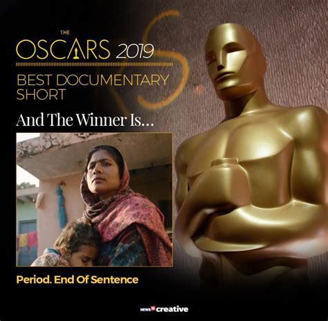 As far as predictions go, i asked people much smarter than matt patches: Oscars 2019: India-set short film 'Period. End of Sentence ...