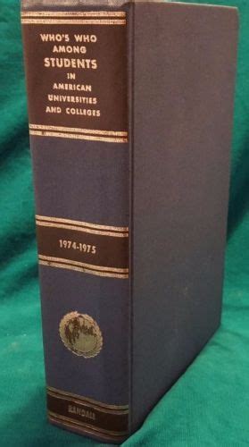 Since 1934, the national who's who program has recognized outstanding campus leaders for their achievements. Whos-Who-Among-Students-in-American-Universities-Colleges ...