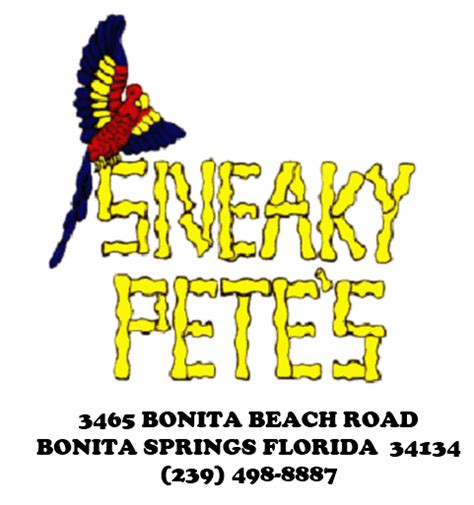 906 cactus dr was last sold on oct 31, 2017. Sneaky Pete's - Bar & Restaurant - Bonita Springs - Bonita ...