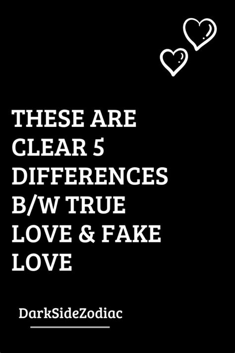 There is some difference between the couples i saw around me. These are Clear 5 Differences B/w True Love & Fake Love in ...