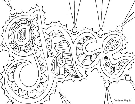 You could also print the. Word Coloring pages - DOODLE ART ALLEY