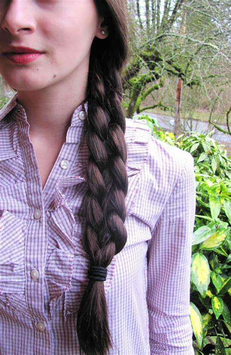 Take the farthest left strand and repeat step 3. Vivi K: Hair: The four strand braid