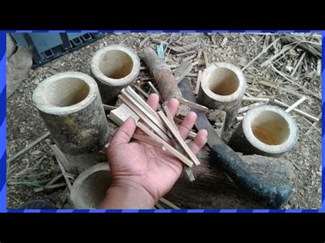 Kayu yang paling tepat untuk membuat saung adalah kayu jati. Cara Bikin Stik Bambu Untuk Injek Gaharu - YouTube