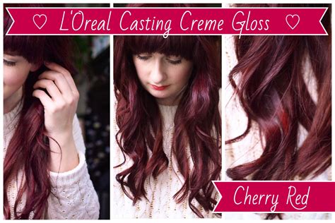 Available is an array of high shine shades. loreal castings black cherry - Google Search | Cherry hair ...