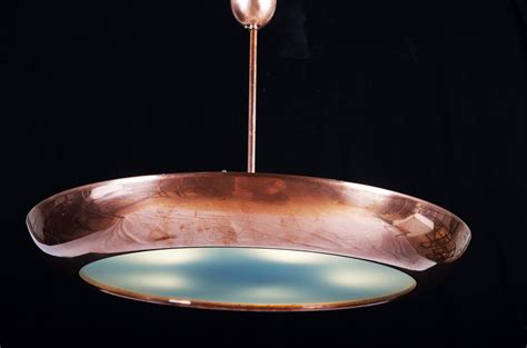 Did you scroll all this way to get facts about franta anyz? Large Bauhaus Copper Pendant Light by Franta Anyz for ...