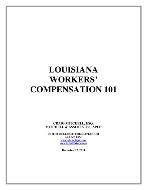 We'll explain how to tell if you have workers' comp insurance. Louisiana Workers Compensation 101