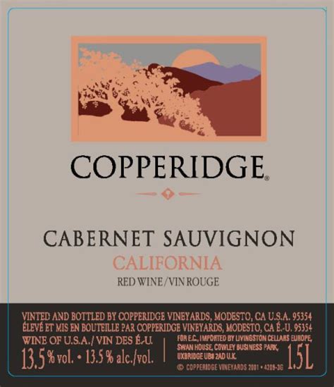 On the nose, this wine entices with rich fruit aromas, layered with hints of vanilla and crème brûlée. Copper Ridge Vineyards Cabernet Sauvignon 2012 | Wine.com