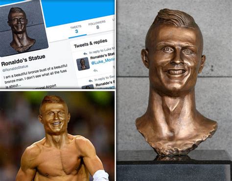 Cristiano ronaldo is the world's most famous athlete and one of the most handsome as well. Download Ronaldo Statue Gallery