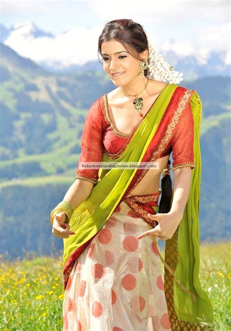 Samantha hot navel spicy blue saree pics photos stills on ramp at vaishnavi jewellery fashion show. Hot Indian Actress Rare HQ Photos: Samantha Ruth Prabhu ...