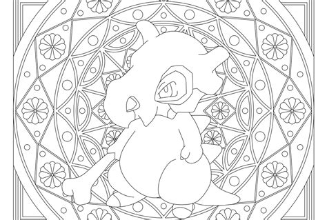 It evolves into marowak starting at level 28. Cubone Pokemon #104 | Pokemon coloring pages, Pokemon ...