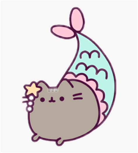 Select from 35919 printable coloring pages of cartoons, animals, nature, bible and many more. Pink Purple Pusheen Mermaid Cat Free Transparent Image ...