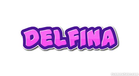 Delfino & delfina script, font by eclectotype fonts. Delfina Logo | Free Name Design Tool from Flaming Text