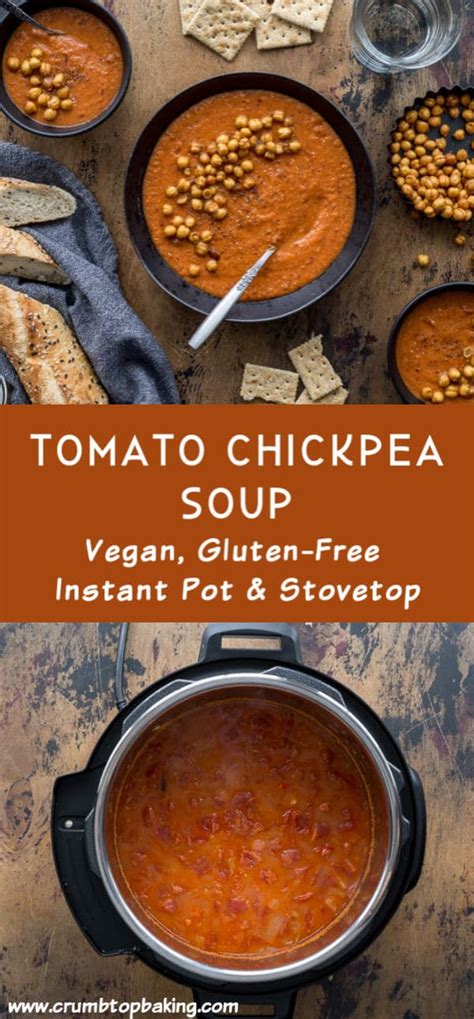 You'll never want to go back to the canned stuff after you try this. Tomato Chickpea Soup is thick and creamy with a spicy kick and lots of fibre and plant-based ...