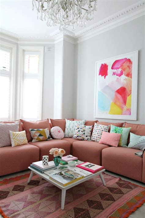 Libby, the new sofa from the house beautiful collection at dfs, is a classic design with a modern twist. How to style a pink sofa. My coral pink sofa from dfs ...