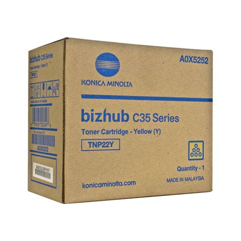 Free expert diy tips, support, troubleshooting help & repair advice for all office equipment & supplies. Konica Minolta TNP-22Y Yellow Toner Bizhub C35/C35P - NMD ...