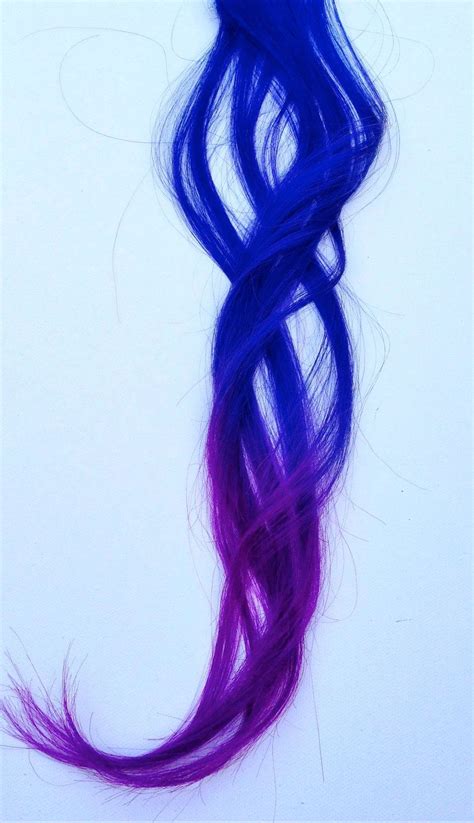 Leave on for 20 minutes, or 30 minutes for more vibrancy. Ombre Dip Dye hair extensions Royal Blue to by ...