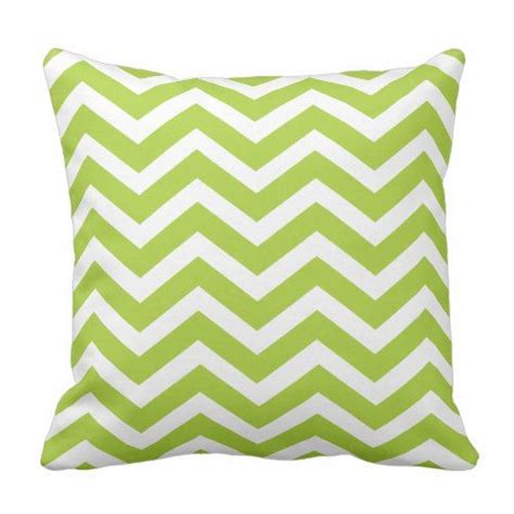 Polyester pillows can be washed using the steps above, with one main change. Lime Green Chevron Toss Pillow | Zazzle.com | Pillows ...