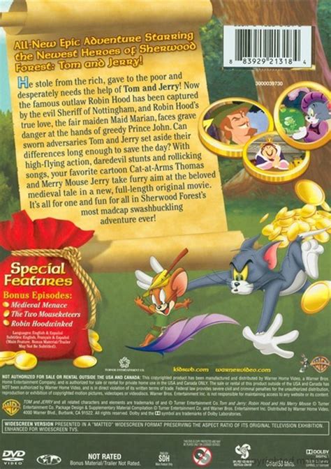 Джейми бамбер, чарльз шонесси, джон майкл хиггинс и др. Tom And Jerry: Robin Hood And His Merry Mouse (DVD) | DVD ...