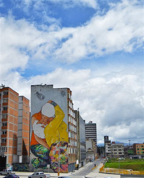 Street art is a form of artwork that is displayed in public on surrounding buildings, on streets, trains, and on other publicly viewed surfaces. Bogota Street Art Gallery - Just a Pack