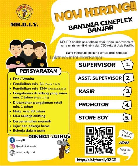 Olx provides a simple solution to the complications involved in selling, buying, trading. LOWONGAN KERJA PT. MR DIY KOTA BANJAR, CIAMIS, TASIKMALAYA - Lupy Hakim.2