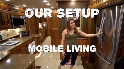 I am surprised, however, just how much i can fit into my fridge with a little careful maneuvering! Our RV Setup - A Tour of our Mobile Home RV after 3 Years ...