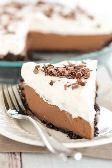 Press in pie plate with metal spoon,build up edge. Chocolate Cream Pie | Brown Eyed Baker