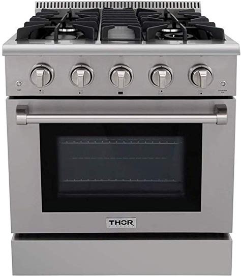 With thor kitchen, the consumer receives a professional look and function. Gas Range HRG3080U Sealed Burner 30in -Thor Kitchen ...