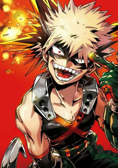 Uniform, save for the customary red tie. Bakugou Katsuki | Wiki | Otamania Amino